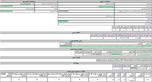 برگه مالیاتی